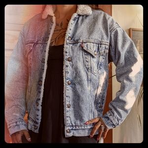Vintage Acid Wash Levi's Denim Jacket